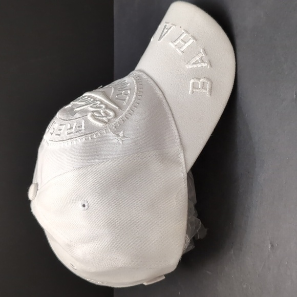 Dorset Tees,FreePort Bahamas White Embroidered Velcro Strap Hat. - Picture 4 of 10